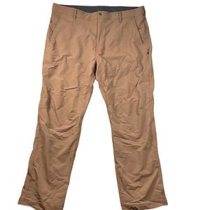 Alpine Design Hiking Pants Mens 40x30 Brown Good Technical Utility Trousers